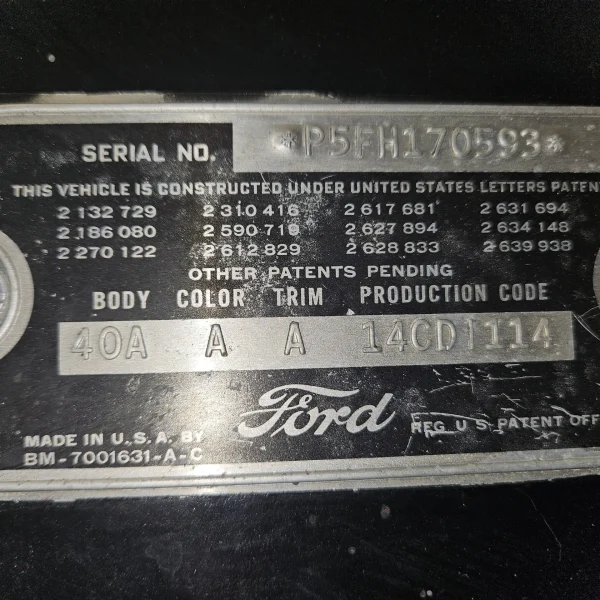 1955 Ford Thunderbird Convertible With Recent Service - Image 44