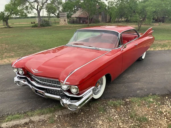 1959 Cadillac 62 Red