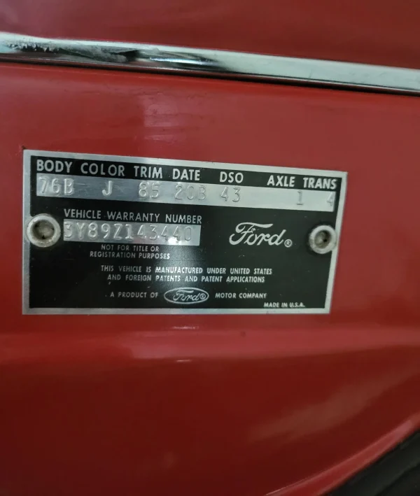 1963 Thunderbird Sports Roadster w/just 47,000 original miles - Image 39